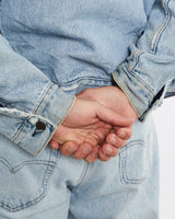 Vintage, Levi's, Sherpa, Lined, Denim, Jacket, The Real Deal, size double extra large, colour Blue, newtown, sydney, australia, thrift store, opshop, preloved, secondhand, sustainable, retro, antique, 70s, 80s, 90s, 2000s, 00s, fashion, clothing, streetwear, trendy, garment, style, boutique, store, shop, archive, sale, cheap, best, top, Jackets