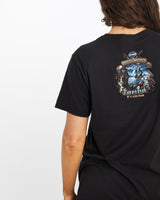 Harley, Davidson, Tampa, Florida, Tee, The Real Deal, size medium, colour Black, newtown, sydney, australia, thrift store, opshop, preloved, secondhand, sustainable, retro, antique, 70s, 80s, 90s, 2000s, 00s, fashion, clothing, streetwear, trendy, garment, style, boutique, store, shop, archive, sale, cheap, best, top, T-Shirts