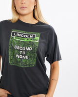 Vintage, 80s, Lincoln, Circuit, Boards, Tech, Tee, The Real Deal, size small, colour Black, newtown, sydney, australia, thrift store, opshop, preloved, secondhand, sustainable, retro, antique, 70s, 80s, 90s, 2000s, 00s, fashion, clothing, streetwear, trendy, garment, style, boutique, store, shop, archive, sale, cheap, best, top, T-Shirts