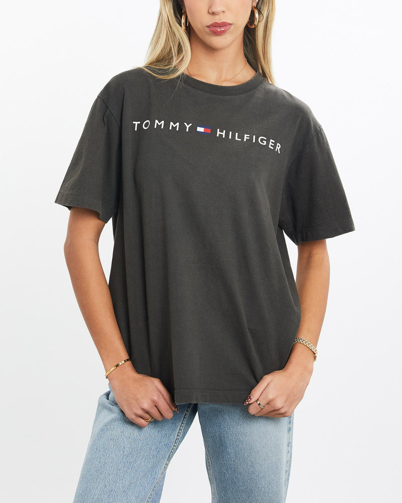 Vintage, 90s, Tommy, Hilfiger, Tee, The Real Deal, size extra small, colour Black, newtown, sydney, australia, thrift store, opshop, preloved, secondhand, sustainable, retro, antique, 70s, 80s, 90s, 2000s, 00s, fashion, clothing, streetwear, trendy, garment, style, boutique, store, shop, archive, sale, cheap, best, top, T-Shirts