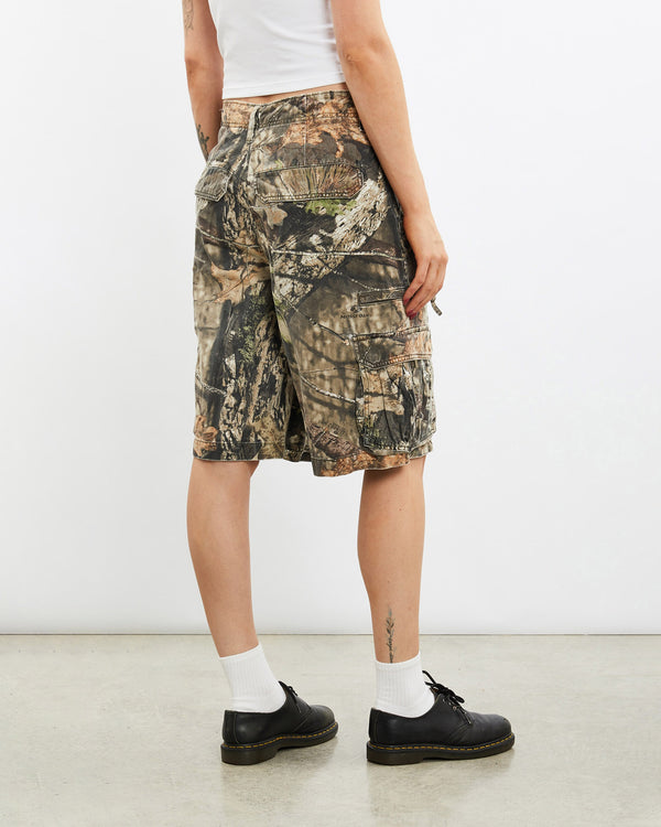 Vintage, Mossy, Oak, Realtree, Camo, Cargo, Shorts, The Real Deal, size 31", colour Green, newtown, sydney, australia, thrift store, opshop, preloved, secondhand, sustainable, retro, antique, 70s, 80s, 90s, 2000s, 00s, fashion, clothing, streetwear, trendy, garment, style, boutique, store, shop, archive, sale, cheap, best, top, Shorts