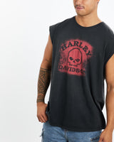 Vintage, Harley, Davidson, Tank, The Real Deal, size extra large, colour Grey, newtown, sydney, australia, thrift store, opshop, preloved, secondhand, sustainable, retro, antique, 70s, 80s, 90s, 2000s, 00s, fashion, clothing, streetwear, trendy, garment, style, boutique, store, shop, archive, sale, cheap, best, top, T-Shirts