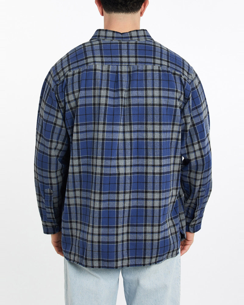 Vintage, L.L., Bean, Flannelette, Button, Up, Shirt, The Real Deal, size double extra large, colour Multicolour, newtown, sydney, australia, thrift store, opshop, preloved, secondhand, sustainable, retro, antique, 70s, 80s, 90s, 2000s, 00s, fashion, clothing, streetwear, trendy, garment, style, boutique, store, shop, archive, sale, cheap, best, top, Shirts