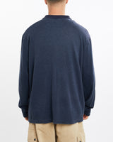 Vintage, Chaps, Ralph, Lauren, Quarter, Zip, Sweatshirt, The Real Deal, size large, colour Navy, newtown, sydney, australia, thrift store, opshop, preloved, secondhand, sustainable, retro, antique, 70s, 80s, 90s, 2000s, 00s, fashion, clothing, streetwear, trendy, garment, style, boutique, store, shop, archive, sale, cheap, best, top, Sweats and hoodies