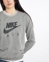 Vintage, 90s, Nike, Sweatshirt, The Real Deal, size medium, colour Grey, newtown, sydney, australia, thrift store, opshop, preloved, secondhand, sustainable, retro, antique, 70s, 80s, 90s, 2000s, 00s, fashion, clothing, streetwear, trendy, garment, style, boutique, store, shop, archive, sale, cheap, best, top, Sweats and hoodies