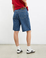 Vintage, Wrangler, Denim, Shorts, The Real Deal, size 30", colour Blue, newtown, sydney, australia, thrift store, opshop, preloved, secondhand, sustainable, retro, antique, 70s, 80s, 90s, 2000s, 00s, fashion, clothing, streetwear, trendy, garment, style, boutique, store, shop, archive, sale, cheap, best, top, Shorts