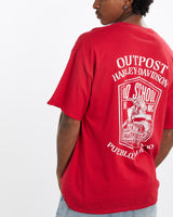 Harley, Davidson, Christmas, Tee, The Real Deal, size large, colour Red, newtown, sydney, australia, thrift store, opshop, preloved, secondhand, sustainable, retro, antique, 70s, 80s, 90s, 2000s, 00s, fashion, clothing, streetwear, trendy, garment, style, boutique, store, shop, archive, sale, cheap, best, top, T-Shirts