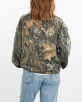 Vintage, 90s, Realtree, Camo, Sweatshirt, The Real Deal, size medium, colour Brown, newtown, sydney, australia, thrift store, opshop, preloved, secondhand, sustainable, retro, antique, 70s, 80s, 90s, 2000s, 00s, fashion, clothing, streetwear, trendy, garment, style, boutique, store, shop, archive, sale, cheap, best, top, Sweats and hoodies