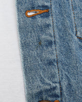 Vintage, 90s, Levi's, Flannel, Lined, Denim, Jacket, The Real Deal, size large, colour Blue, newtown, sydney, australia, thrift store, opshop, preloved, secondhand, sustainable, retro, antique, 70s, 80s, 90s, 2000s, 00s, fashion, clothing, streetwear, trendy, garment, style, boutique, store, shop, archive, sale, cheap, best, top, Jackets