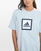 Vintage, 90s, Adidas, Tee, The Real Deal, size small, colour Blue, newtown, sydney, australia, thrift store, opshop, preloved, secondhand, sustainable, retro, antique, 70s, 80s, 90s, 2000s, 00s, fashion, clothing, streetwear, trendy, garment, style, boutique, store, shop, archive, sale, cheap, best, top, T-Shirts