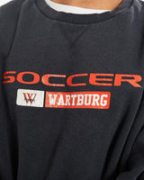 Vintage, Nike, Wartburg, Knights, Soccer, Sweatshirt, The Real Deal, size large, colour Black, newtown, sydney, australia, thrift store, opshop, preloved, secondhand, sustainable, retro, antique, 70s, 80s, 90s, 2000s, 00s, fashion, clothing, streetwear, trendy, garment, style, boutique, store, shop, archive, sale, cheap, best, top, Sweats and hoodies