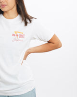 Vintage, In-N-Out, Burger, Tee, The Real Deal, size double extra small, colour White, newtown, sydney, australia, thrift store, opshop, preloved, secondhand, sustainable, retro, antique, 70s, 80s, 90s, 2000s, 00s, fashion, clothing, streetwear, trendy, garment, style, boutique, store, shop, archive, sale, cheap, best, top, T-Shirts