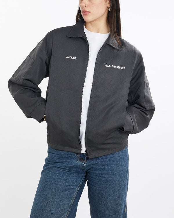 Vintage, Mechanic, Jacket, The Real Deal, size medium, colour Grey, newtown, sydney, australia, thrift store, opshop, preloved, secondhand, sustainable, retro, antique, 70s, 80s, 90s, 2000s, 00s, fashion, clothing, streetwear, trendy, garment, style, boutique, store, shop, archive, sale, cheap, best, top, Jackets