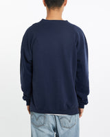 Vintage, 90s, Timber, Wolf, Wildlife, Sweatshirt, The Real Deal, size large, colour Navy, newtown, sydney, australia, thrift store, opshop, preloved, secondhand, sustainable, retro, antique, 70s, 80s, 90s, 2000s, 00s, fashion, clothing, streetwear, trendy, garment, style, boutique, store, shop, archive, sale, cheap, best, top, Sweats and hoodies