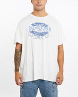 Vintage, Polo, Ralph, Lauren, Tee, The Real Deal, size extra large, colour White, newtown, sydney, australia, thrift store, opshop, preloved, secondhand, sustainable, retro, antique, 70s, 80s, 90s, 2000s, 00s, fashion, clothing, streetwear, trendy, garment, style, boutique, store, shop, archive, sale, cheap, best, top, T-Shirts