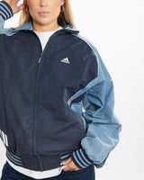 Vintage, Adidas, Track, Jacket, The Real Deal, size medium, colour Navy, newtown, sydney, australia, thrift store, opshop, preloved, secondhand, sustainable, retro, antique, 70s, 80s, 90s, 2000s, 00s, fashion, clothing, streetwear, trendy, garment, style, boutique, store, shop, archive, sale, cheap, best, top, Jackets