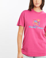 Vintage, 90s, Universal, Studios, Tee, The Real Deal, size medium, colour Pink, newtown, sydney, australia, thrift store, opshop, preloved, secondhand, sustainable, retro, antique, 70s, 80s, 90s, 2000s, 00s, fashion, clothing, streetwear, trendy, garment, style, boutique, store, shop, archive, sale, cheap, best, top, T-Shirts