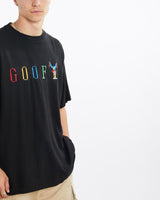 Vintage, 90s, Disney, Goofy, Tee, The Real Deal, size large, colour Black, newtown, sydney, australia, thrift store, opshop, preloved, secondhand, sustainable, retro, antique, 70s, 80s, 90s, 2000s, 00s, fashion, clothing, streetwear, trendy, garment, style, boutique, store, shop, archive, sale, cheap, best, top, T-Shirts