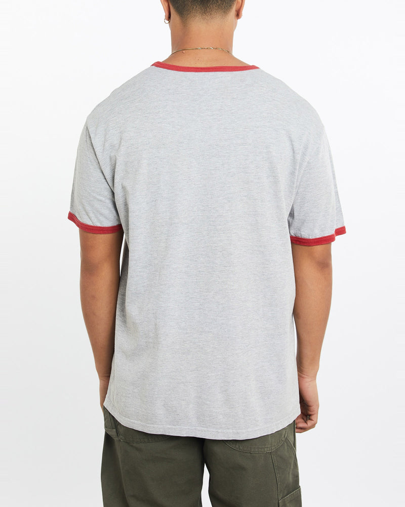 Vintage, Nike, Tee, The Real Deal, size large, colour Grey, newtown, sydney, australia, thrift store, opshop, preloved, secondhand, sustainable, retro, antique, 70s, 80s, 90s, 2000s, 00s, fashion, clothing, streetwear, trendy, garment, style, boutique, store, shop, archive, sale, cheap, best, top, T-Shirts