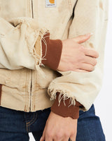 Vintage, 90s, Carhartt, Active', Jacket, The Real Deal, size medium, colour Beige, newtown, sydney, australia, thrift store, opshop, preloved, secondhand, sustainable, retro, antique, 70s, 80s, 90s, 2000s, 00s, fashion, clothing, streetwear, trendy, garment, style, boutique, store, shop, archive, sale, cheap, best, top, Jackets