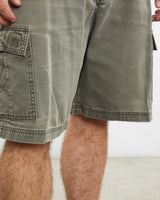 Vintage, Wrangler, Cargo, Shorts, The Real Deal, size 33", colour Grey, newtown, sydney, australia, thrift store, opshop, preloved, secondhand, sustainable, retro, antique, 70s, 80s, 90s, 2000s, 00s, fashion, clothing, streetwear, trendy, garment, style, boutique, store, shop, archive, sale, cheap, best, top, Shorts