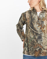 Vintage, Realtree, Camo, Quarter, Zip, Sweatshirt, The Real Deal, size medium, colour Green, newtown, sydney, australia, thrift store, opshop, preloved, secondhand, sustainable, retro, antique, 70s, 80s, 90s, 2000s, 00s, fashion, clothing, streetwear, trendy, garment, style, boutique, store, shop, archive, sale, cheap, best, top, Sweats and hoodies