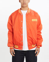 Vintage, 90s, Garst, Sherpa, Lined, Bomber, Jacket, The Real Deal, size large, colour Orange, newtown, sydney, australia, thrift store, opshop, preloved, secondhand, sustainable, retro, antique, 70s, 80s, 90s, 2000s, 00s, fashion, clothing, streetwear, trendy, garment, style, boutique, store, shop, archive, sale, cheap, best, top, Jackets