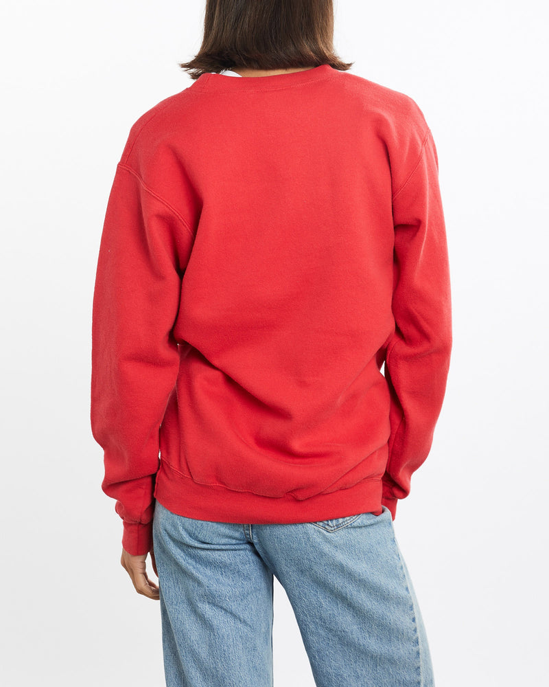 Vintage, 90s, NASA, Sweatshirt, The Real Deal, size small, colour Red, newtown, sydney, australia, thrift store, opshop, preloved, secondhand, sustainable, retro, antique, 70s, 80s, 90s, 2000s, 00s, fashion, clothing, streetwear, trendy, garment, style, boutique, store, shop, archive, sale, cheap, best, top, Sweats and hoodies