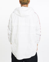 Vintage, Tommy, Hilfiger, Windbreaker, Jacket, The Real Deal, size large, colour White, newtown, sydney, australia, thrift store, opshop, preloved, secondhand, sustainable, retro, antique, 70s, 80s, 90s, 2000s, 00s, fashion, clothing, streetwear, trendy, garment, style, boutique, store, shop, archive, sale, cheap, best, top, Jackets