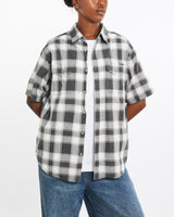 Vintage, Eddie, Bauer, Short, Sleeve, Button, Up, Shirt, The Real Deal, size medium, colour Grey, newtown, sydney, australia, thrift store, opshop, preloved, secondhand, sustainable, retro, antique, 70s, 80s, 90s, 2000s, 00s, fashion, clothing, streetwear, trendy, garment, style, boutique, store, shop, archive, sale, cheap, best, top, Shirts