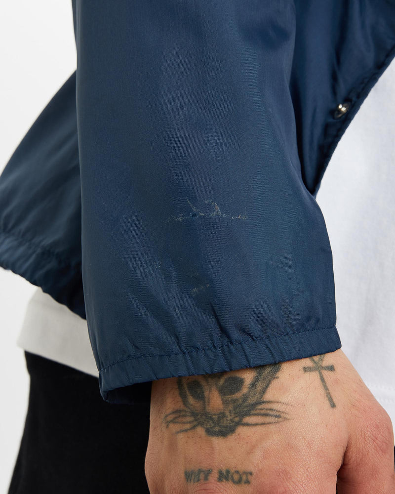 Vintage, 90s, Nike, Coaches, Jacket, The Real Deal, size extra large, colour Navy, newtown, sydney, australia, thrift store, opshop, preloved, secondhand, sustainable, retro, antique, 70s, 80s, 90s, 2000s, 00s, fashion, clothing, streetwear, trendy, garment, style, boutique, store, shop, archive, sale, cheap, best, top, Jackets