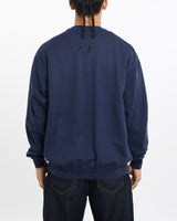 Vintage, MLB, Detroit, Tigers, Sweatshirt, The Real Deal, size large, colour Navy, newtown, sydney, australia, thrift store, opshop, preloved, secondhand, sustainable, retro, antique, 70s, 80s, 90s, 2000s, 00s, fashion, clothing, streetwear, trendy, garment, style, boutique, store, shop, archive, sale, cheap, best, top, Sweats and hoodies