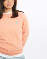 Vintage, Ralph, Lauren, Polo, Sport, Sweatshirt, The Real Deal, size double extra small, colour Orange, newtown, sydney, australia, thrift store, opshop, preloved, secondhand, sustainable, retro, antique, 70s, 80s, 90s, 2000s, 00s, fashion, clothing, streetwear, trendy, garment, style, boutique, store, shop, archive, sale, cheap, best, top, Sweats and hoodies