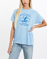 Vintage, 80s, Myrtle, Beach, Ski, Patrol, Tee, The Real Deal, size extra small, colour Blue, newtown, sydney, australia, thrift store, opshop, preloved, secondhand, sustainable, retro, antique, 70s, 80s, 90s, 2000s, 00s, fashion, clothing, streetwear, trendy, garment, style, boutique, store, shop, archive, sale, cheap, best, top, T-Shirts