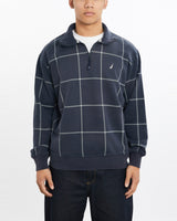 Vintage, Nautica, Quarter, Zip, Sweatshirt, The Real Deal, size medium, colour Navy, newtown, sydney, australia, thrift store, opshop, preloved, secondhand, sustainable, retro, antique, 70s, 80s, 90s, 2000s, 00s, fashion, clothing, streetwear, trendy, garment, style, boutique, store, shop, archive, sale, cheap, best, top, Sweats and hoodies