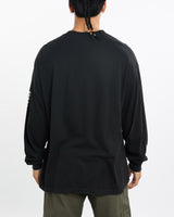 Vintage, Jimmie, Johnson, Long, Sleeve, Racing, Tee, The Real Deal, size large, colour Black, newtown, sydney, australia, thrift store, opshop, preloved, secondhand, sustainable, retro, antique, 70s, 80s, 90s, 2000s, 00s, fashion, clothing, streetwear, trendy, garment, style, boutique, store, shop, archive, sale, cheap, best, top, T-Shirts