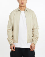 Vintage, 90s, Polo, Ralph, Lauren, Harrington, Jacket, The Real Deal, size extra large, colour Beige, newtown, sydney, australia, thrift store, opshop, preloved, secondhand, sustainable, retro, antique, 70s, 80s, 90s, 2000s, 00s, fashion, clothing, streetwear, trendy, garment, style, boutique, store, shop, archive, sale, cheap, best, top, Jackets