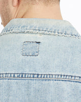 Vintage, Lee, Denim, Jacket, The Real Deal, size extra large, colour Blue, newtown, sydney, australia, thrift store, opshop, preloved, secondhand, sustainable, retro, antique, 70s, 80s, 90s, 2000s, 00s, fashion, clothing, streetwear, trendy, garment, style, boutique, store, shop, archive, sale, cheap, best, top, Jackets