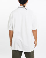 Vintage, 90s, Harley, Davidson, Taz, Devil, Looney, Tunes, Polo, Shirt, The Real Deal, size large, colour White, newtown, sydney, australia, thrift store, opshop, preloved, secondhand, sustainable, retro, antique, 70s, 80s, 90s, 2000s, 00s, fashion, clothing, streetwear, trendy, garment, style, boutique, store, shop, archive, sale, cheap, best, top, Shirts