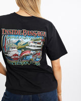 Vintage, Harley, Davidson, Tee, The Real Deal, size medium, colour Black, newtown, sydney, australia, thrift store, opshop, preloved, secondhand, sustainable, retro, antique, 70s, 80s, 90s, 2000s, 00s, fashion, clothing, streetwear, trendy, garment, style, boutique, store, shop, archive, sale, cheap, best, top, T-Shirts