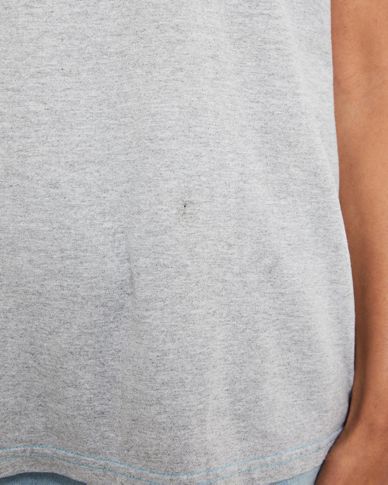 Vintage, Nike, Tee, The Real Deal, size small, colour Grey, newtown, sydney, australia, thrift store, opshop, preloved, secondhand, sustainable, retro, antique, 70s, 80s, 90s, 2000s, 00s, fashion, clothing, streetwear, trendy, garment, style, boutique, store, shop, archive, sale, cheap, best, top, T-Shirts