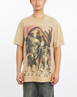 Vintage, Bison, Wildlife, Tee, The Real Deal, size large, colour Brown, newtown, sydney, australia, thrift store, opshop, preloved, secondhand, sustainable, retro, antique, 70s, 80s, 90s, 2000s, 00s, fashion, clothing, streetwear, trendy, garment, style, boutique, store, shop, archive, sale, cheap, best, top, T-Shirts