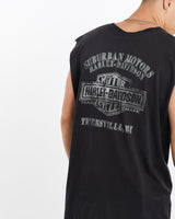 Vintage, Harley, Davidson, Tank, The Real Deal, size extra large, colour Black, newtown, sydney, australia, thrift store, opshop, preloved, secondhand, sustainable, retro, antique, 70s, 80s, 90s, 2000s, 00s, fashion, clothing, streetwear, trendy, garment, style, boutique, store, shop, archive, sale, cheap, best, top, T-Shirts