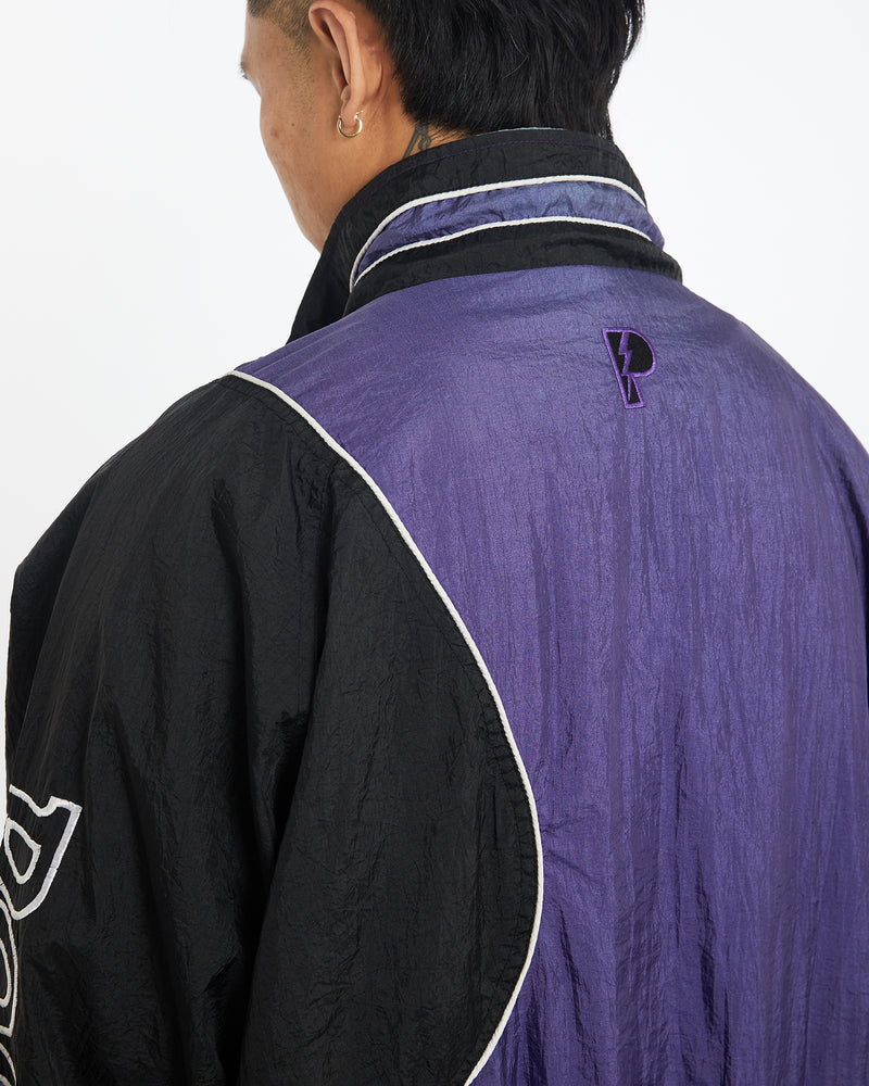 Vintage 90s Pro Player MLB Colorado Rockies Jacket <br>XL , The Real Deal , newtown, sydney, australia, thrift store, opshop, preloved, secondhand, sustainable, retro, antique, 70s, 80s, 90s, 2000s, 00s, fashion, clothing, streetwear, trendy, garment, style, boutique, store, shop, archive, sale, cheap, best, top