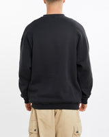 Vintage, 90s, NFL, Carolina, Panthers, Sweatshirt, The Real Deal, size large, colour Black, newtown, sydney, australia, thrift store, opshop, preloved, secondhand, sustainable, retro, antique, 70s, 80s, 90s, 2000s, 00s, fashion, clothing, streetwear, trendy, garment, style, boutique, store, shop, archive, sale, cheap, best, top, Sweats and hoodies