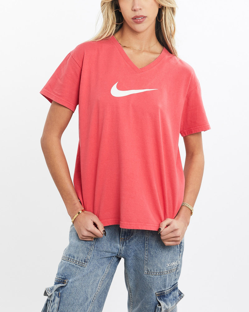 Vintage, Nike, Tee, The Real Deal, size extra small, colour Pink, newtown, sydney, australia, thrift store, opshop, preloved, secondhand, sustainable, retro, antique, 70s, 80s, 90s, 2000s, 00s, fashion, clothing, streetwear, trendy, garment, style, boutique, store, shop, archive, sale, cheap, best, top, T-Shirts