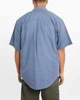 Vintage, 90s, Polo, Ralph, Lauren, Short, Sleeve, Button, Up, Shirt, The Real Deal, size large, colour Blue, newtown, sydney, australia, thrift store, opshop, preloved, secondhand, sustainable, retro, antique, 70s, 80s, 90s, 2000s, 00s, fashion, clothing, streetwear, trendy, garment, style, boutique, store, shop, archive, sale, cheap, best, top, Shirts