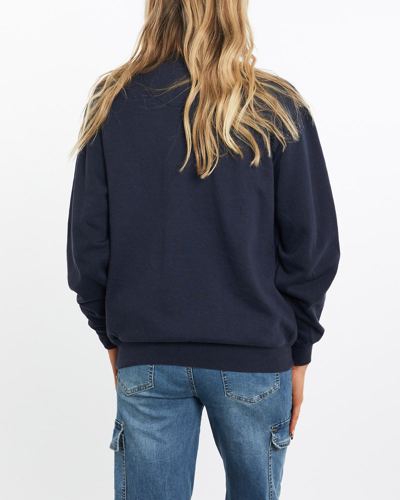 Vintage, NCAA, Penn, State, Nittany, Lions, Sweatshirt, The Real Deal, size medium, colour Navy, newtown, sydney, australia, thrift store, opshop, preloved, secondhand, sustainable, retro, antique, 70s, 80s, 90s, 2000s, 00s, fashion, clothing, streetwear, trendy, garment, style, boutique, store, shop, archive, sale, cheap, best, top, Sweats and hoodies