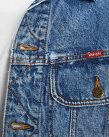 Vintage, Wrangler, Blanket, Lined, Denim, Jacket, The Real Deal, size extra large, colour Blue, newtown, sydney, australia, thrift store, opshop, preloved, secondhand, sustainable, retro, antique, 70s, 80s, 90s, 2000s, 00s, fashion, clothing, streetwear, trendy, garment, style, boutique, store, shop, archive, sale, cheap, best, top, Jackets