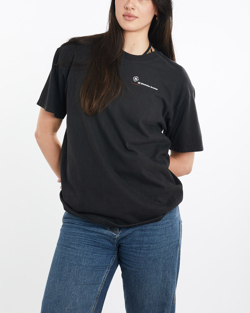 Vintage, 90s, GE, Internet, Component, Architecture', Tech, Tee, The Real Deal, size large, colour Black, newtown, sydney, australia, thrift store, opshop, preloved, secondhand, sustainable, retro, antique, 70s, 80s, 90s, 2000s, 00s, fashion, clothing, streetwear, trendy, garment, style, boutique, store, shop, archive, sale, cheap, best, top, T-Shirts